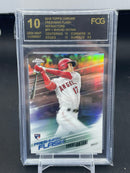 2018 TOPPS CHROME - REFRACTOR - FRESHMAN FLASH - S. OHTANI -