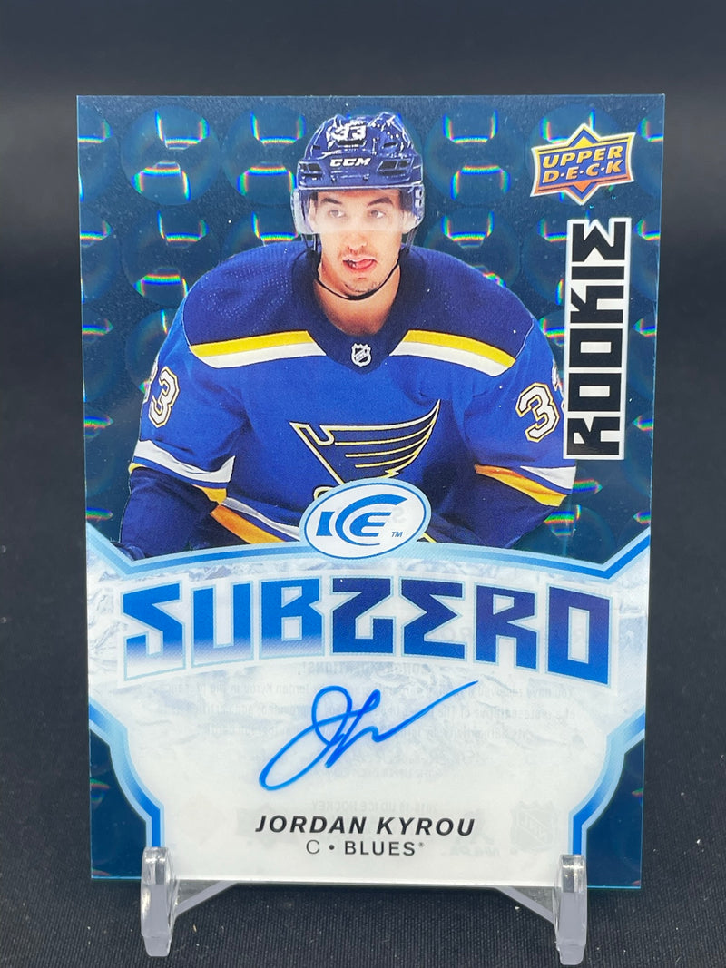 2018 UPPER DECK ICE - SUBZERO BLUE - J. KYROU -