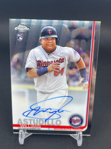 2019 TOPPS CHROME - W. ASTUDILLO - #RA-WA - AUTOGRAPH - RC