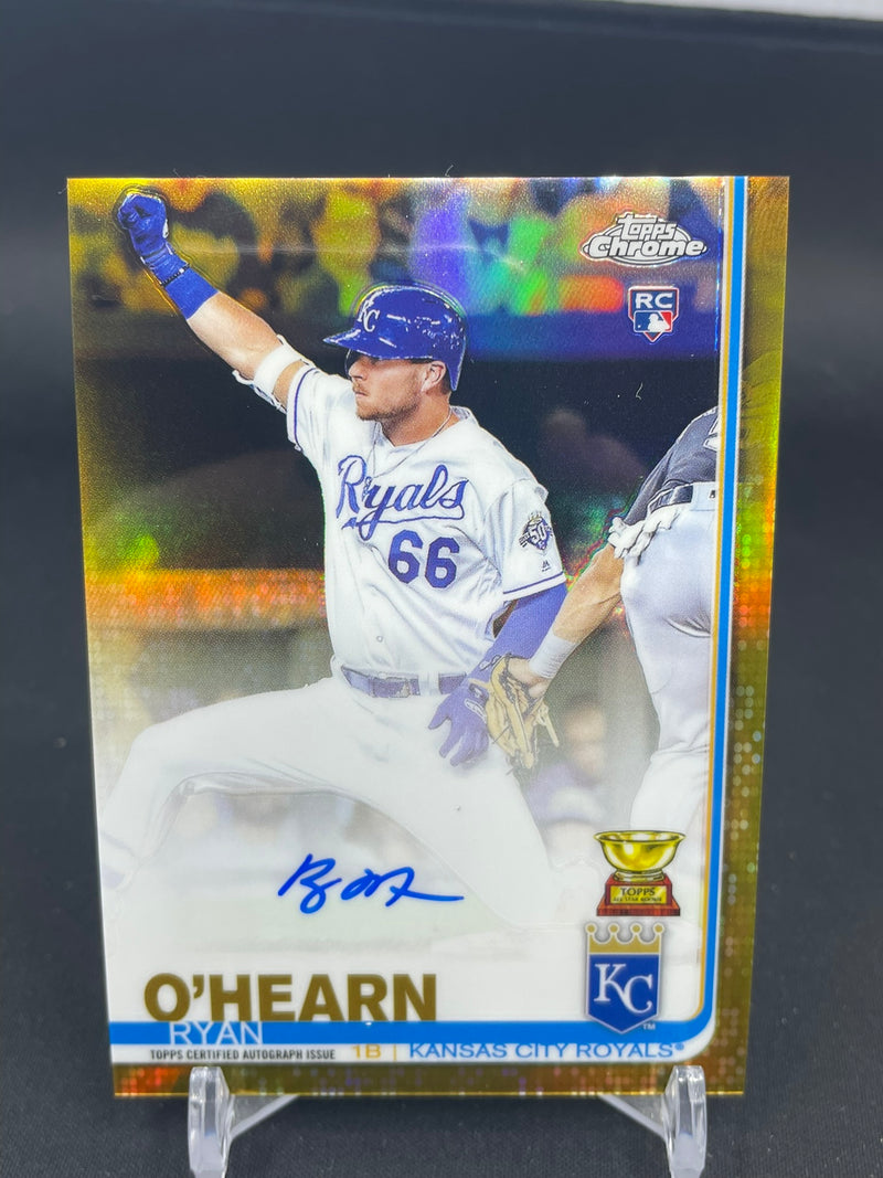 2019 TOPPS CHROME - GOLD REFRACTOR - R. O'HEARN - #RA-ROH - #'D/50 - AUTOGRAPH - RC