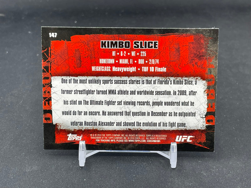 2010 TOPPS  - UFC DEBUT - K. SLICE - 147 - RC