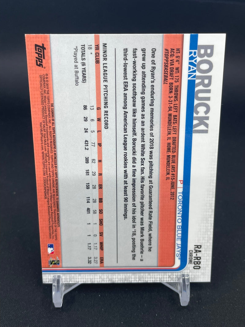 2019 TOPPS CHROME - R. BOURCKI -