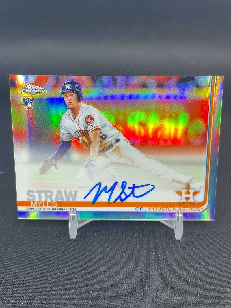 2019 TOPPS CHROME - M. STRAW - #RA-MS - #'D/499 - AUTOGRAPH - RC