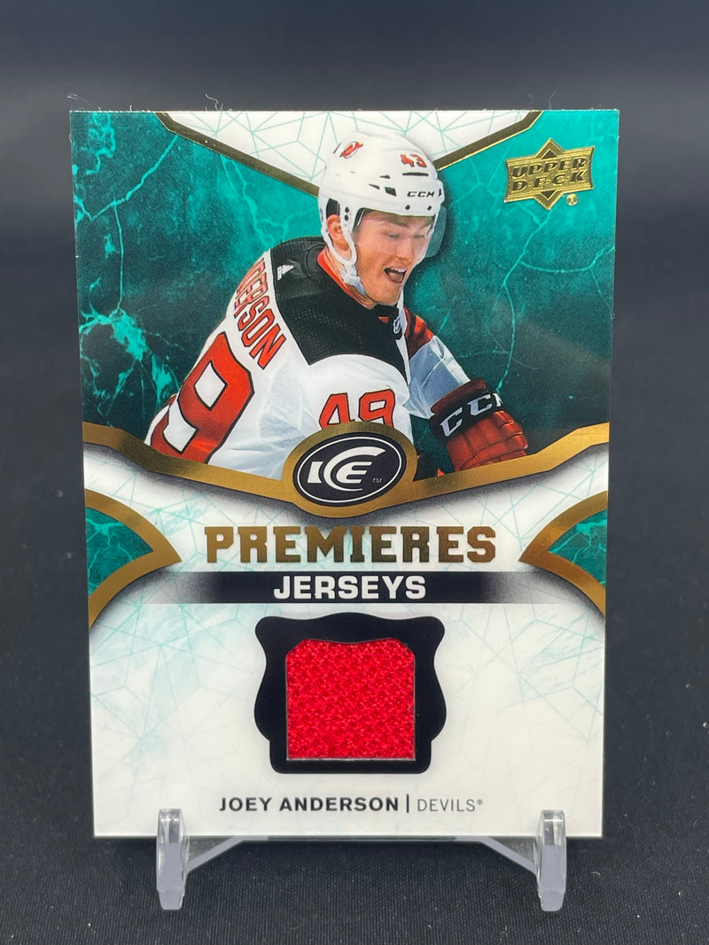 2018 UPPER DECK ICE - PREMIERES JERSEYS - SELECT YOUR PLAYER