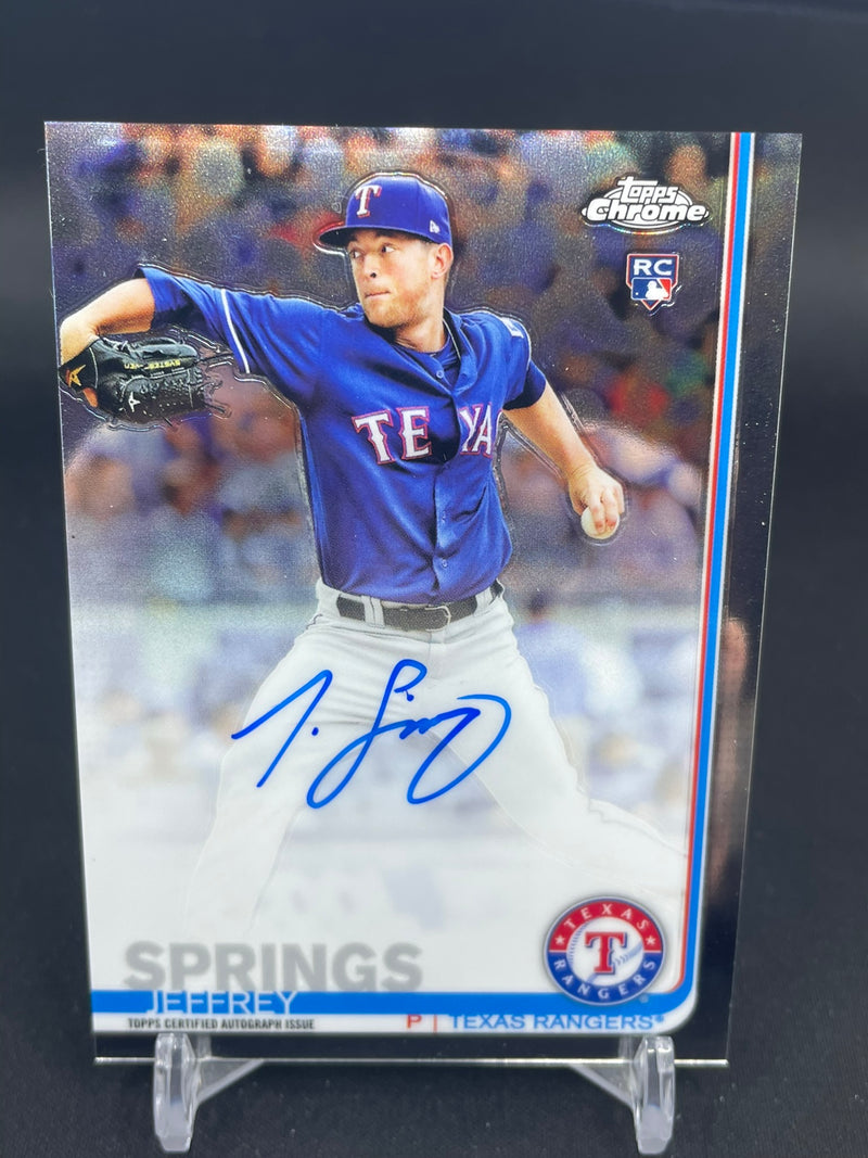 2019 TOPPS CHROME - J. SPRINGS -