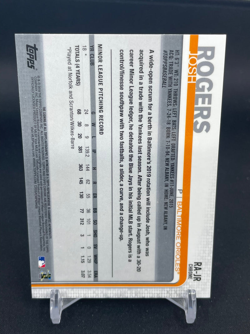 2019 TOPPS CHROME - J. ROGERS -
