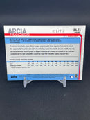 2019 TOPPS CHROME - PURPLE REFRACTOR - F. ARCIA - #RA-FA - #'D/250 - AUTOGRAPH - RC