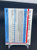 2019 TOPPS CHROME - REFRACTOR - E. DE LOS SANTOS - #RA-EDL - #'D/499 - AUTOGRAPH - RC