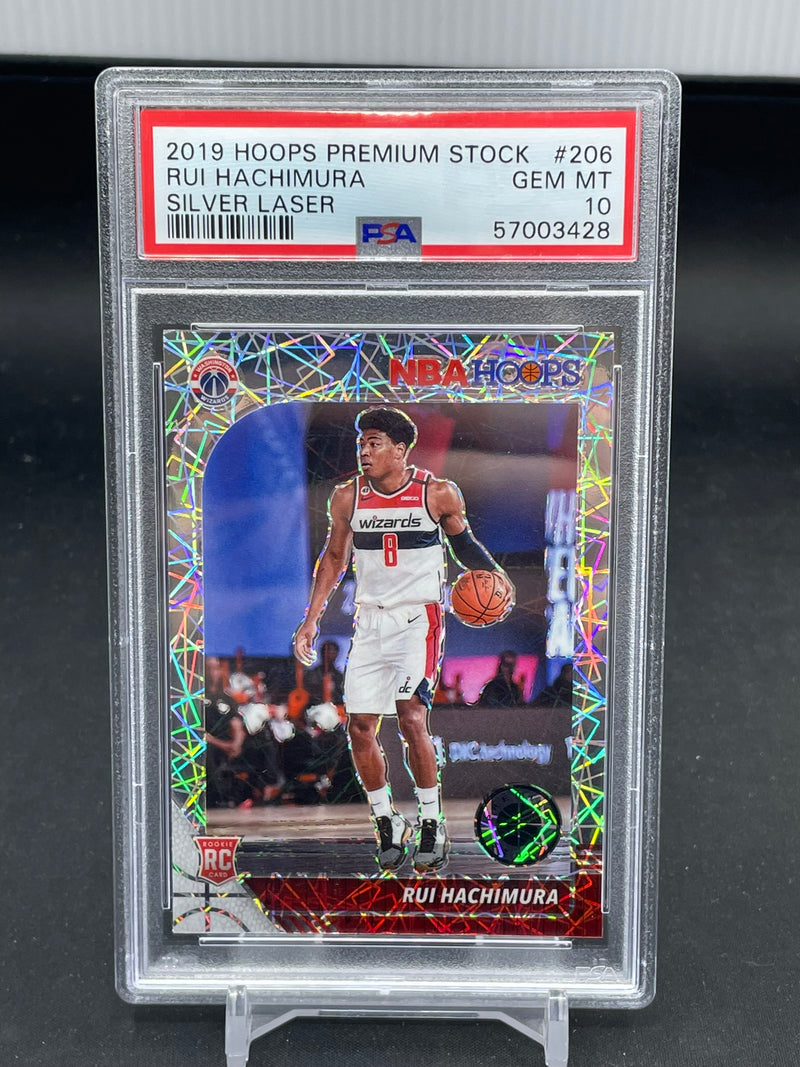 2019 PANINI NBA HOOPS PREMIUM STOCK - SILVER LASER - R. HACHIMURA -