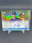 2019 TOPPS CHROME - REFRACTOR - C. BURNES - #RA-CB - #'D/499 - AUTOGRAPH - RC