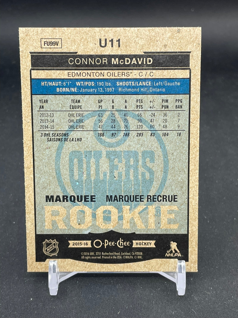 2015 UPPER DECK O-PEE-CHEE UPDATE - MARQUEE ROOKIE - C. MCDAVID -