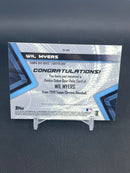 2019 TOPPS CHROME - ROOKIE DEBUT GEAR - W. MYERS -