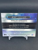2019 TOPPS BOWMAN CHROME - STAT TRACKER - R. HERNANDEZ - #STA-RH - #'D/99 - AUTOGRAPH