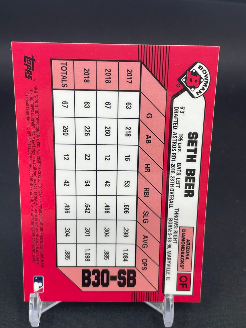 2019 TOPPS BOWMAN 30TH ANNIVERSARY - S. BEER -