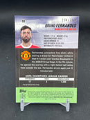 2022 TOPPS STADIUM CLUB CHROME - AQUA GREEN ELECTRIC REFRACTOR - B. FERNANDES - #18 - #'D/199