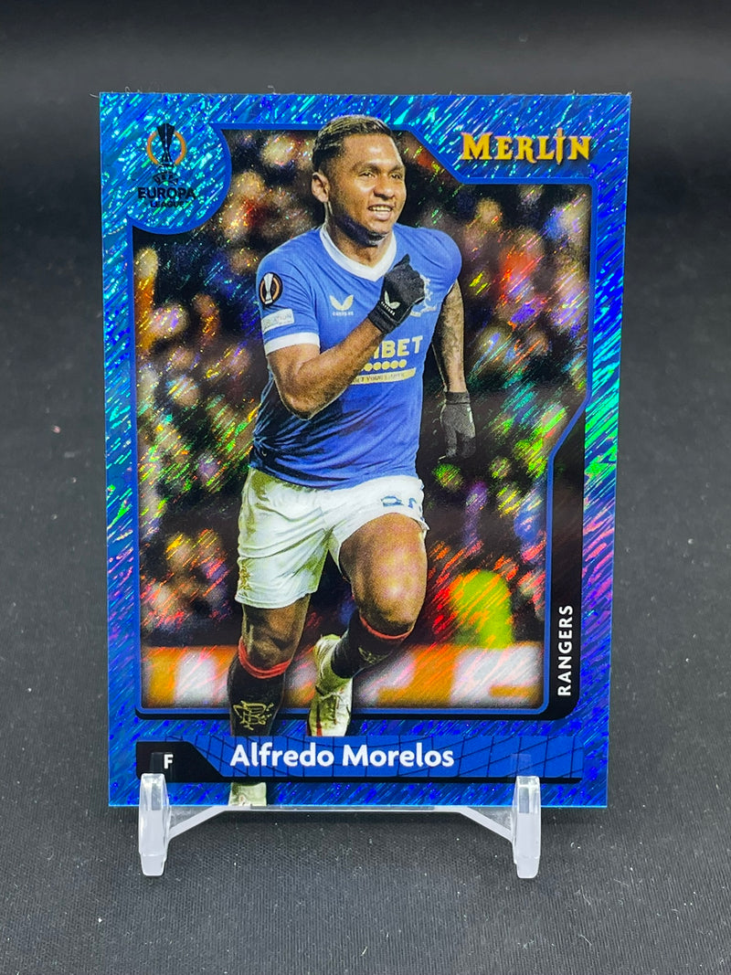 2022 TOPPS MERLIN - BLUE REFRACTOR - A. MORELOS - #108 - #'D/75