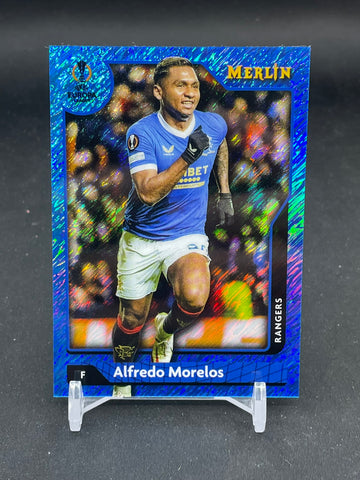 2022 TOPPS MERLIN - BLUE REFRACTOR - A. MORELOS - #108 - #'D/75