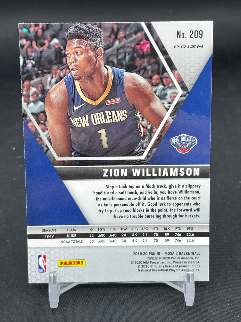 2019 PANINI MOSAIC - RED MOSAIC PRIZM - Z. WILLIAMSON -