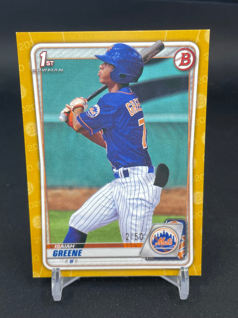 2020 TOPPS BOWMAN - GOLD - I. GREENE - #BD-77 - #'D/50