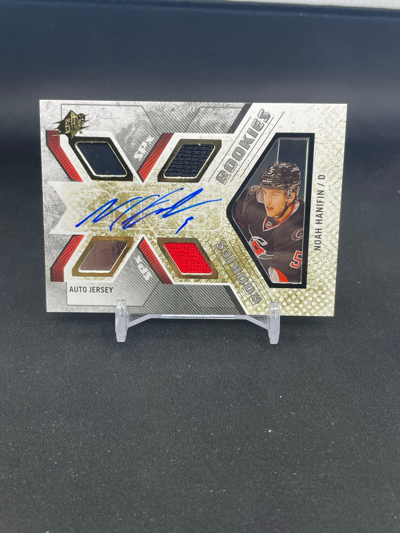 2015 UPPER DECK SPX - AUTO JERSEY ROOKIES - N. HANIFIN - #162 - #'D/499 - RELIC - AUTOGRAPH - RC