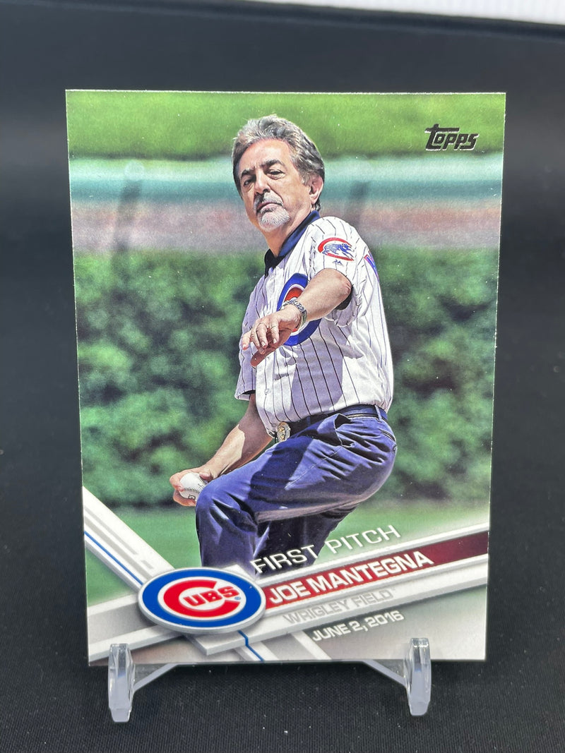 2017 TOPPS SERIES ONE - FIRST PITCH - J. MANTEGNA -