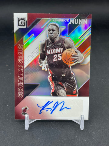 2019 PANINI DONRUSS OPTIC - SIGNATURE SERIES - K. NUNN - #SS-KNU - AUTOGRAPH