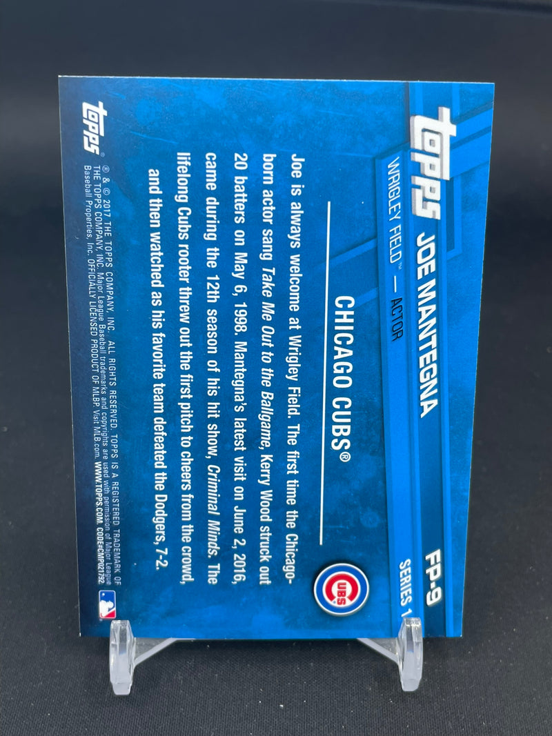 2017 TOPPS SERIES ONE - FIRST PITCH - J. MANTEGNA -