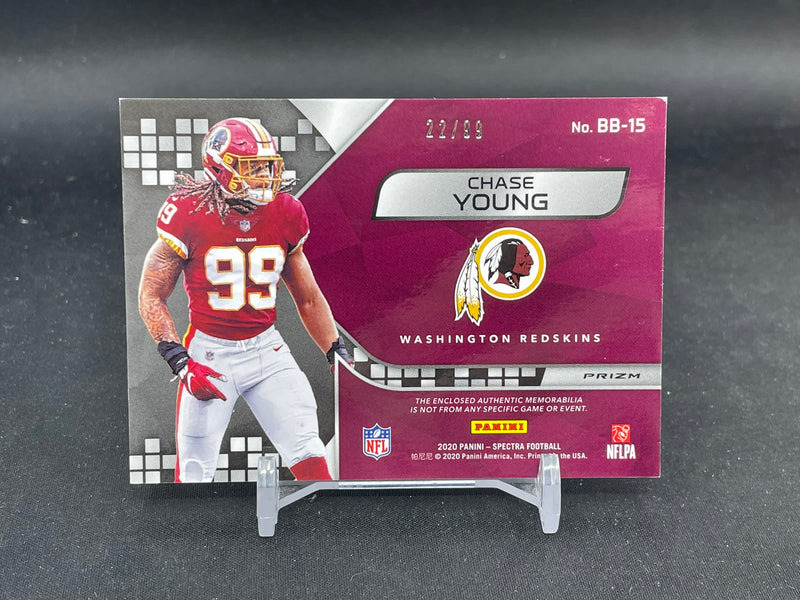 2020 PANINI SPECTRA - BUILDING BLOCKS - C. YOUNG - #BB-15 - #'D/99 - TRIPLE RELIC
