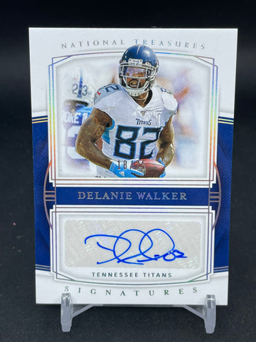 2019 PANINI NATIONAL TREASURES - SIGNATURES - D. WALKER - #S-DW - #'D/25 - AUTOGRAPH