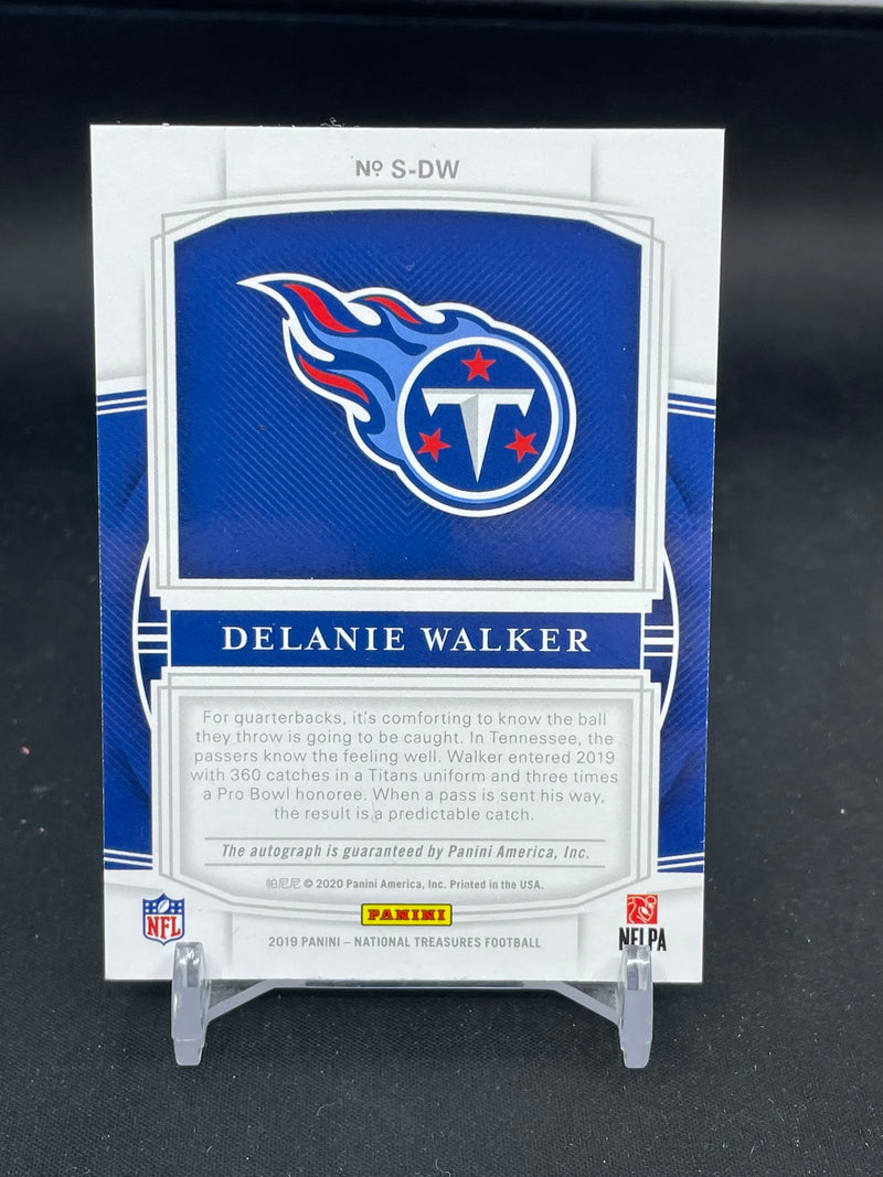 2019 PANINI NATIONAL TREASURES - SIGNATURES - D. WALKER - #S-DW - #'D/25 - AUTOGRAPH