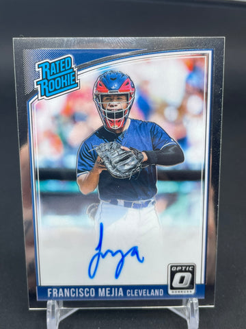 2018 PANINI DONRUSS OPTIC - RATED ROOKIE F. MEJIA - #RRS-FM - AUTOGRAPH