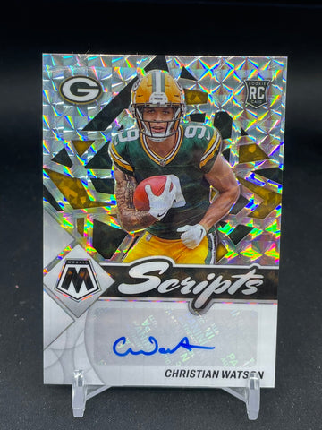 2022 PANINI MOSAIC - SCRIPTS - C. WATSON - #RS-CW - AUTOGRAPH - RC