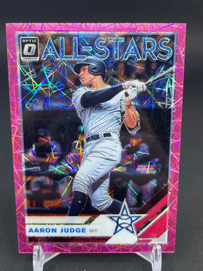 2019 PANINI DONRUSS OPTIC - ALL-STARS - PINK VELOCITY PRIZM - A. JUDGE - #98 - #'D/199