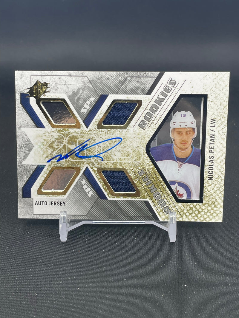 2015 UPPER DECK SPX - AUTO JERSEY ROOKIES - N. PETAN - #164 - #'D/499 - RELIC - AUTOGRAPH - RC