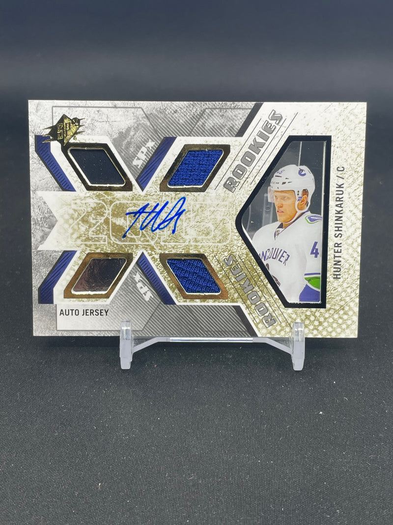 2015 UPPER DECK SPX - AUTO JERSEY ROOKIES - H. SHINKARUK - #154 - #'D/499 - RELIC - AUTOGRAPH - RC