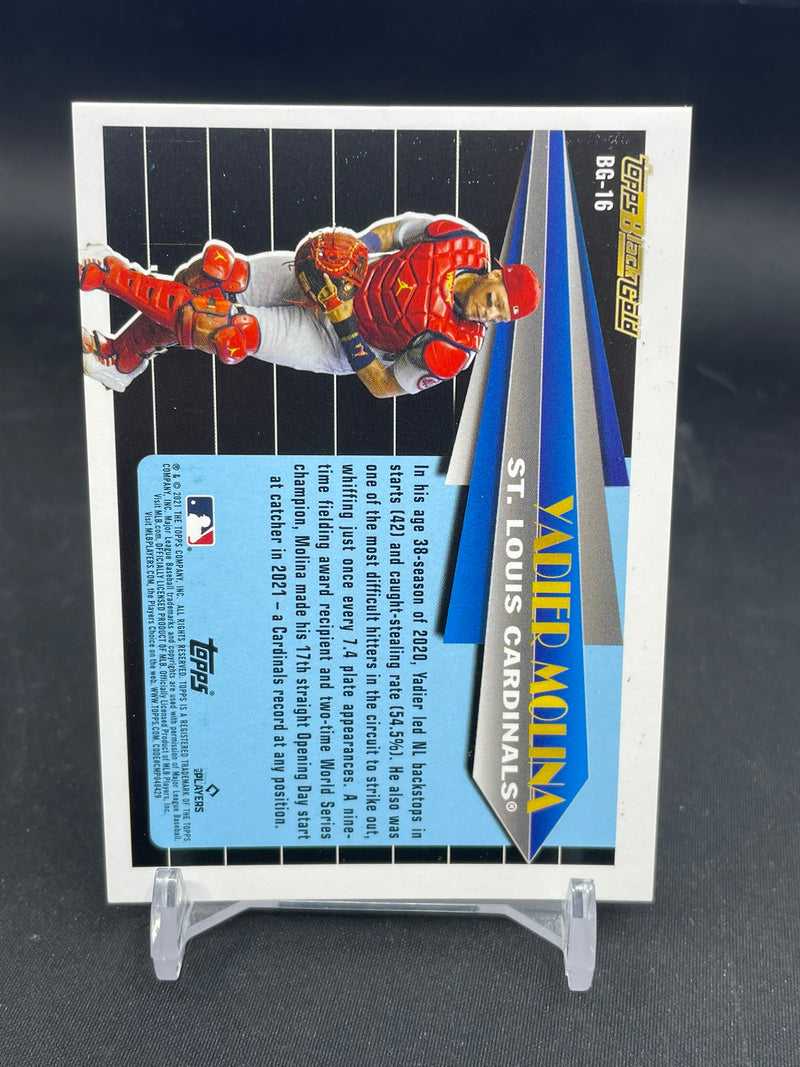 2021 TOPPS UPDATE - BLACK GOLD - Y. MOLINA - #BG-16 - #'D/299
