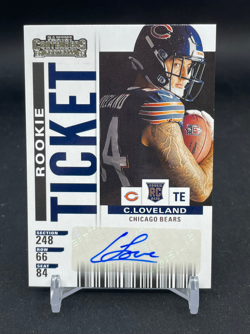 2025 PANINI SELECT - CONTENDERS ROOKIE TICKET - C. LOVELAND -