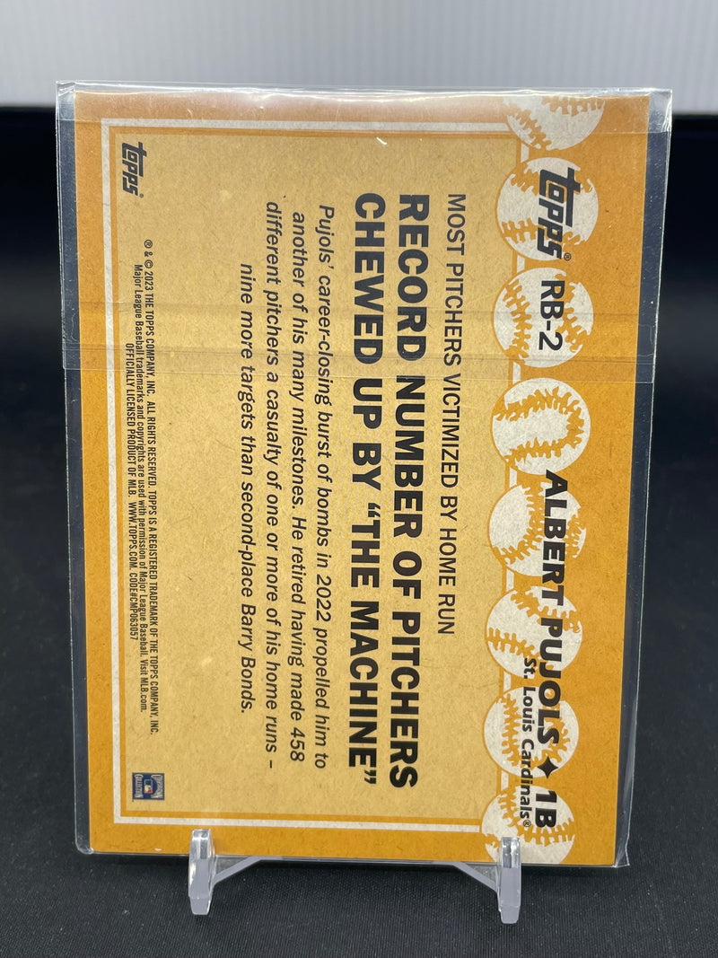 2023 TOPPS SERIES TWO - RECORD BREAKERS BOX TOPPERS - SINGLES - SELECT YOUR CARD