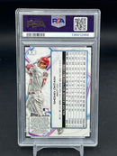 2023 TOPPS COSMIC CHROME - GREEN SPACE DUST REFRACTOR - S. OHTANI - #91 - #'D/75 - PSA 10