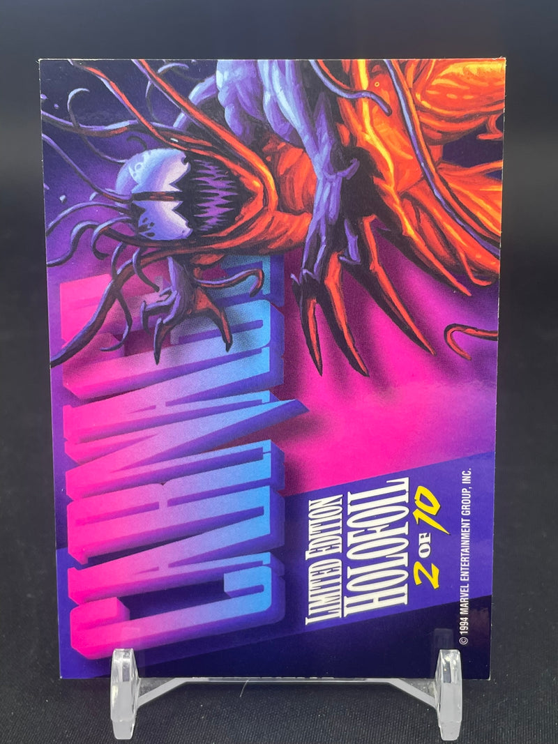 1994 MARVEL MASETPIECES - GOLD HOLOFOIL - CARNAGE -