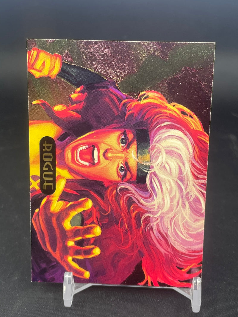 1994 MARVEL MASTERPIECES - POWER BLAST FOIL - ROGUE -