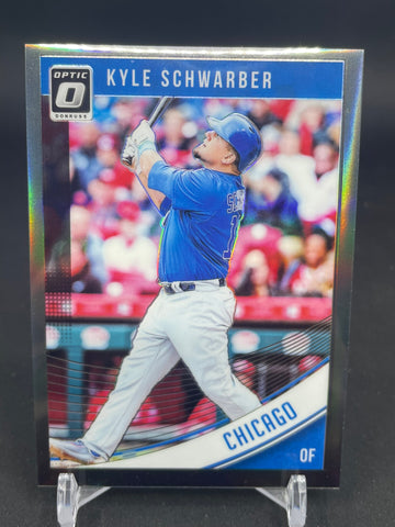 2018 PANINI DONRUSS OPTIC - BLACK PRIZM - K. SCHWARBER - #78 - #'D/25