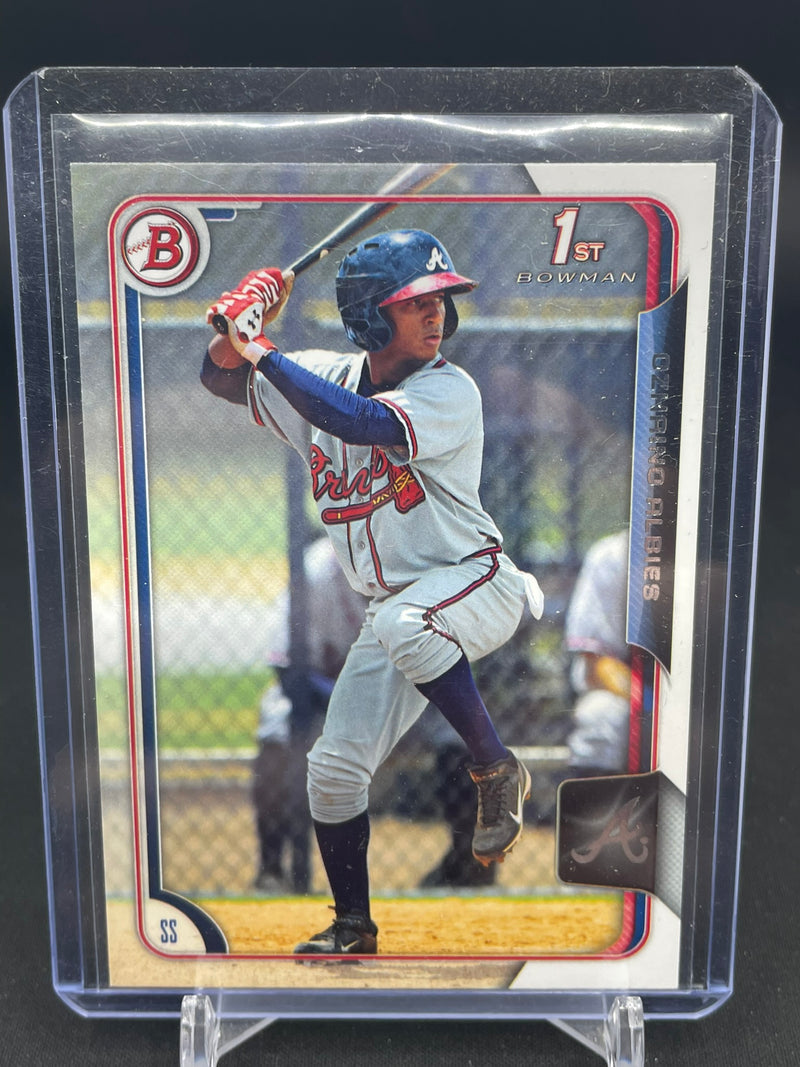 2015 TOPPS BOWMAN - 1ST BOWMAN - O. ALBIES -