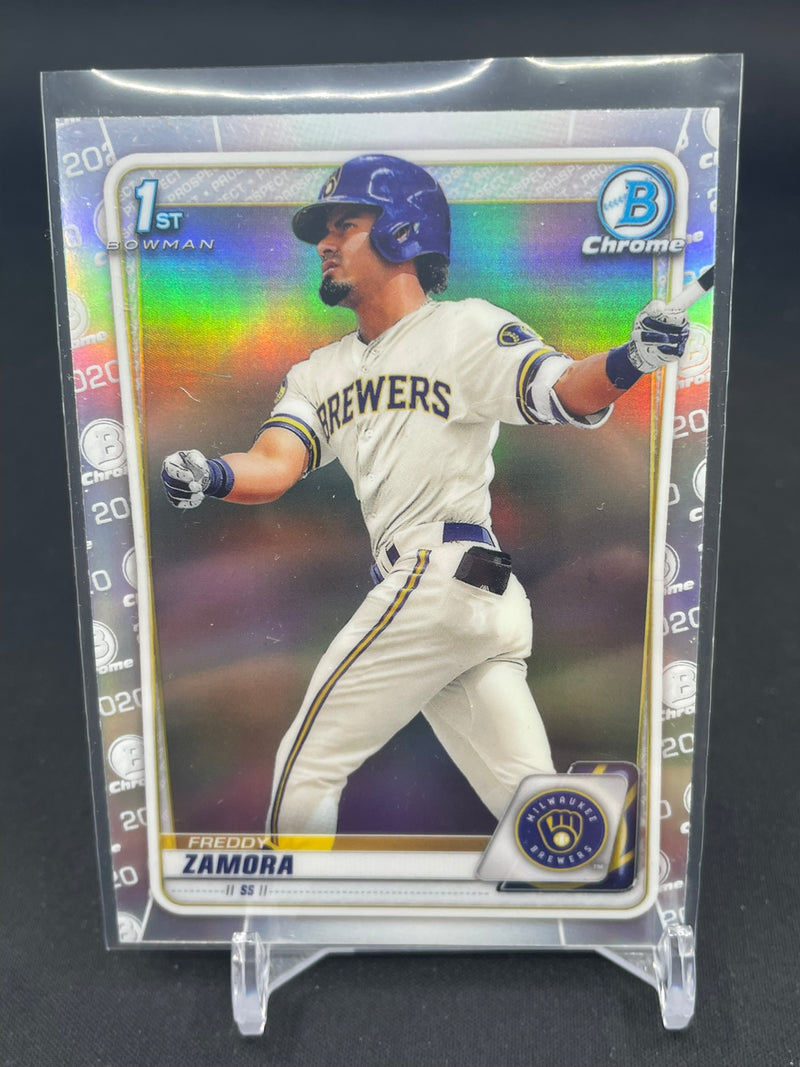 2020 TOPPS BOWMAN DRAFT - CHROME REFRACTOR - 1ST BOWMAN - SELECT YOUR PLAYER
