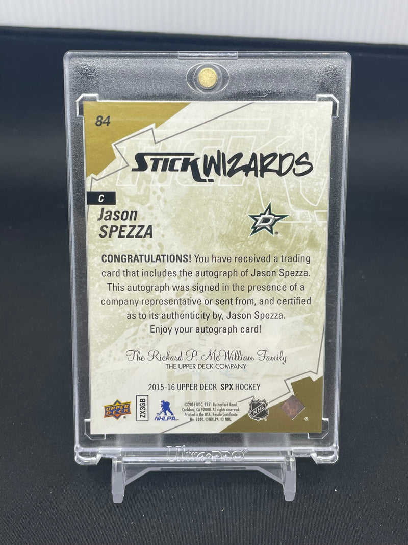 2015 UPPER DECK SPX - STICK WIZARDS - J. SPEZZA -