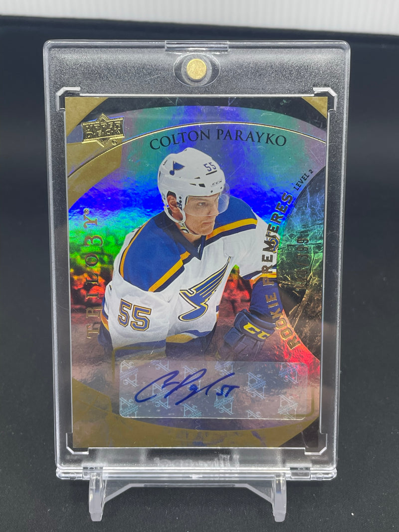 2015 UPPER DECK TRILOGY - ROOKIE PREMIERES - C. PARAYKO - #211 - #'D/399 - AUTOGRAPH - RC
