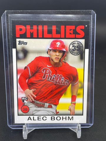 2021 TOPPS SERIES ONE - 1985 TOPPS 35TH ANNIVERSARY - A. BOHM - #86B-43 - RC