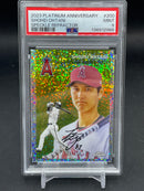 2023 TOPPS CHROME PLATINUM ANNIVERSARY - SPECKLE REFRACTOR - S. OHTANI - #200 - #'D/150 - PSA 9