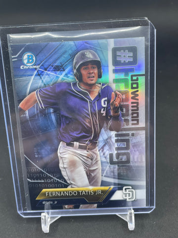 2018 TOPPS BOWMAN CHROME - BOWMAN TRENDING - F. TATIS JR. - #-FT