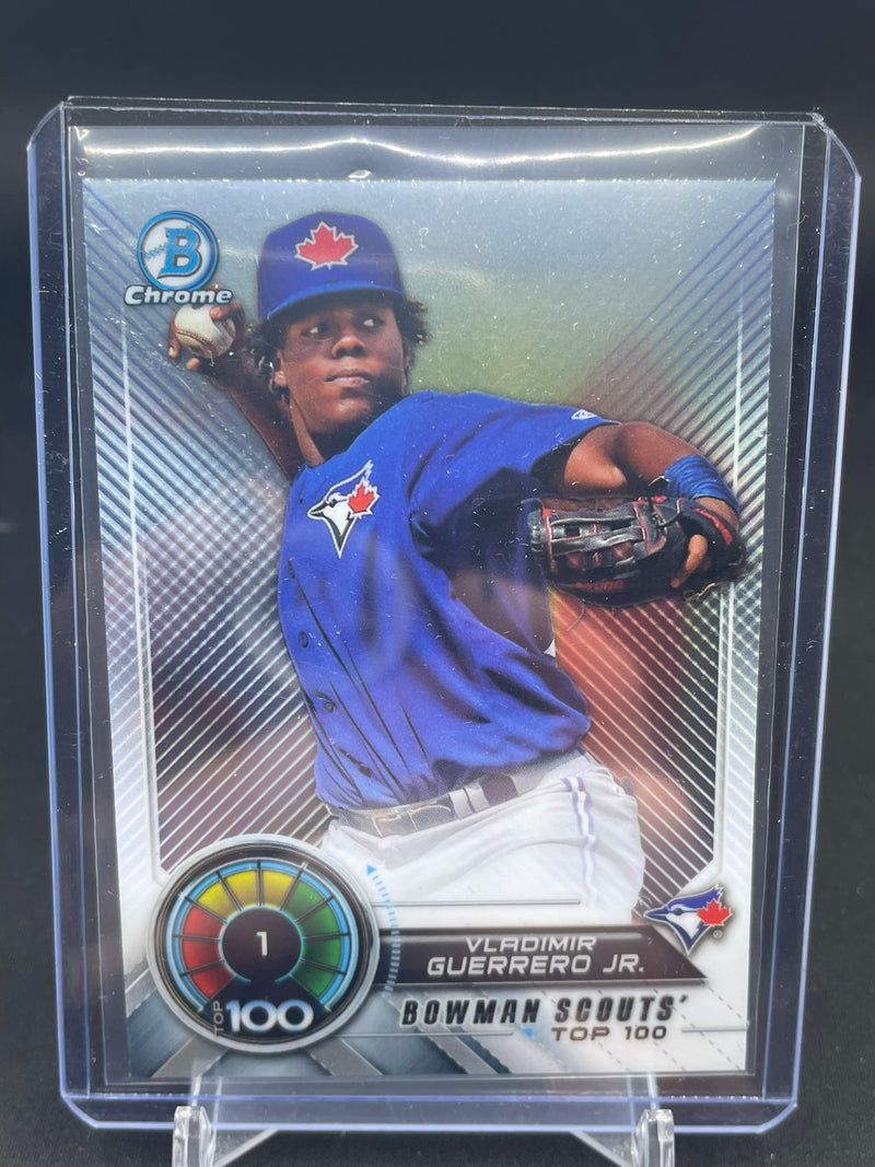 2018 TOPPS BOWMAN CHROME - BOWMAN SCOUTS TOP 100 - V. GUERRERO JR. -
